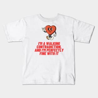 Walking Contradiction Infj Kids T-Shirt